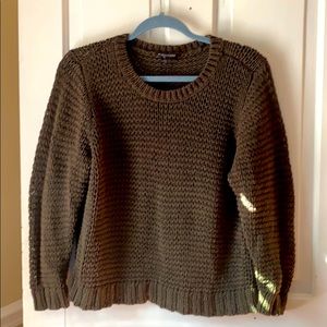Eileen Fisher olive sweater